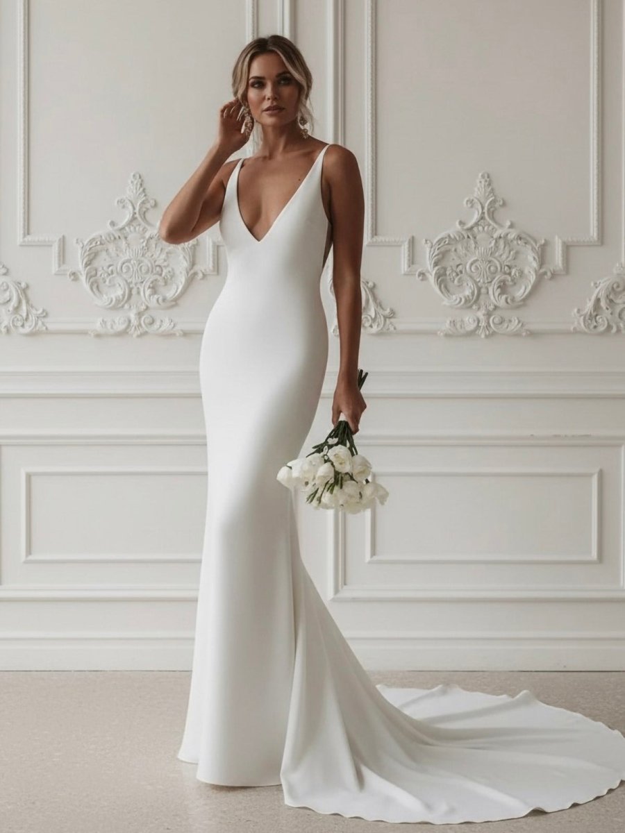 A-Line Lace Wedding Dress
