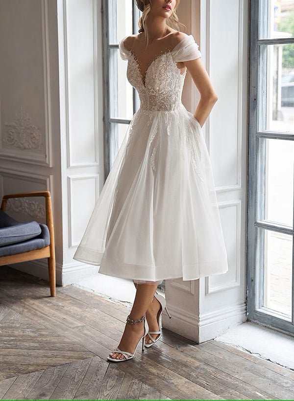 Strapless Lace Wedding Dress