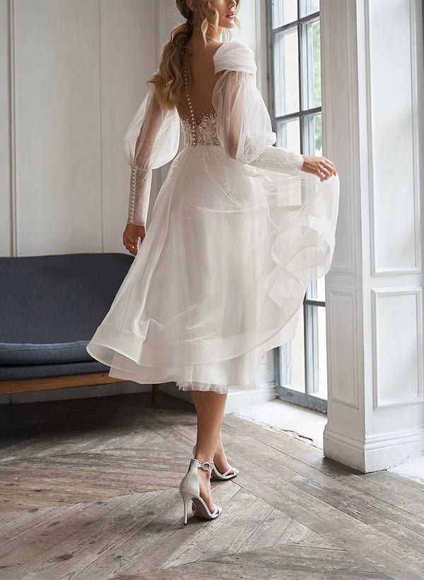Strapless Lace Wedding Dress