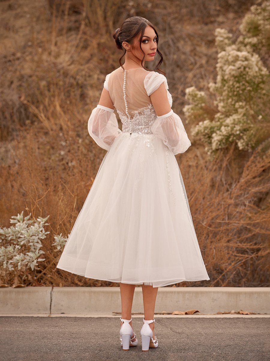 Strapless Lace Wedding Dress