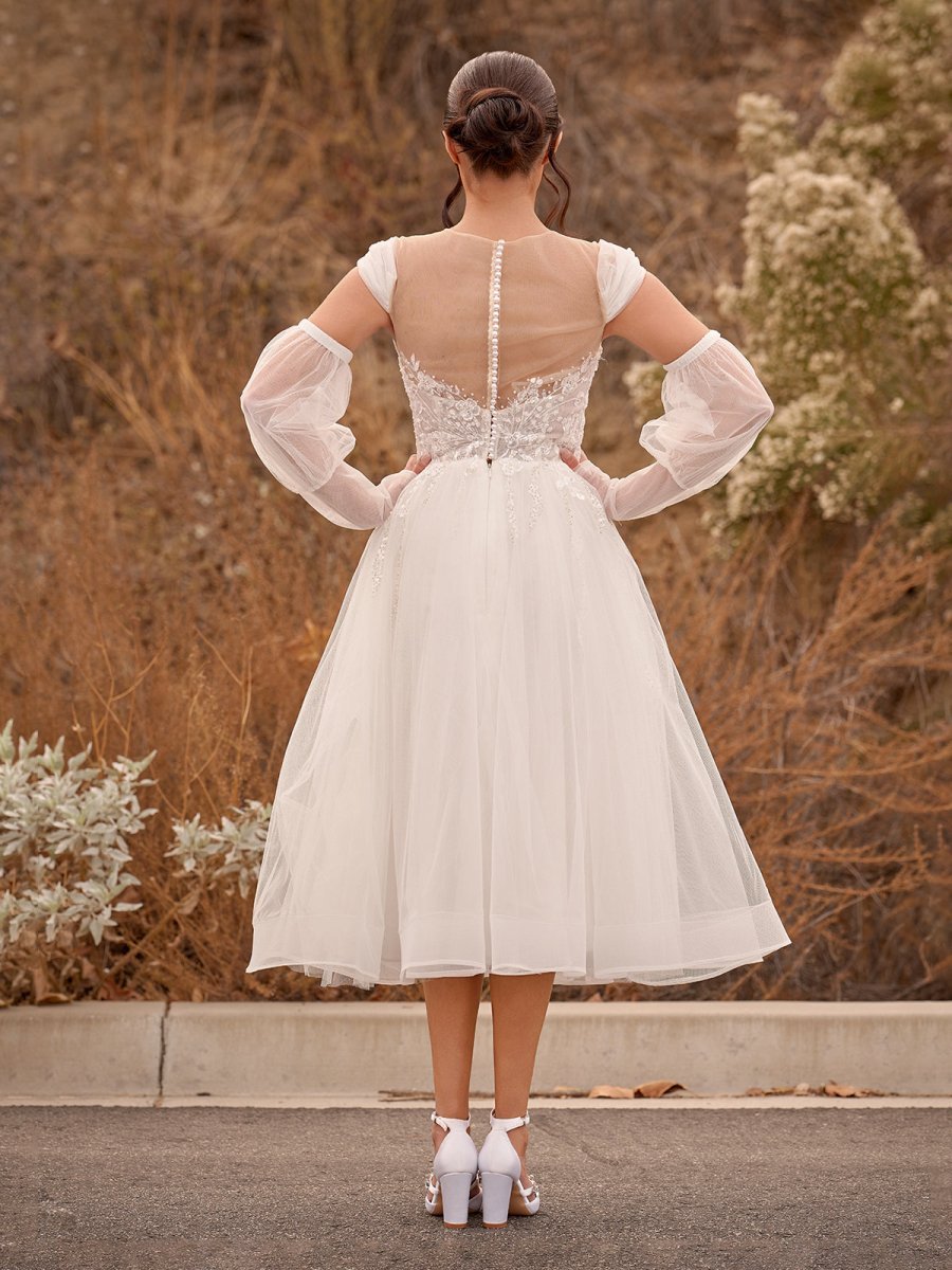 Strapless Lace Wedding Dress